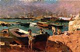 Valencia's Port by Joaquin Sorolla y Bastida